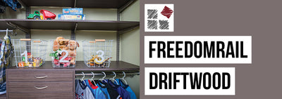 freedomRail Driftwood Laminate Collection