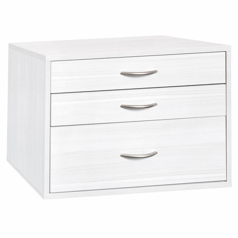 freedomRail Three-Drawer O-Box - Snowdrift Live