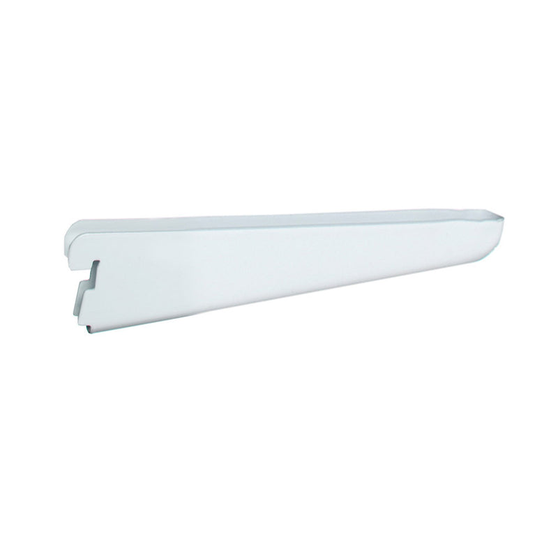 6.5 Inch Solid Wood Shelf Bracket - White