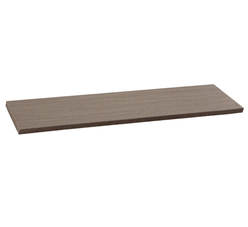 freedomRail 8 Inch Solid Shelf - Driftwood