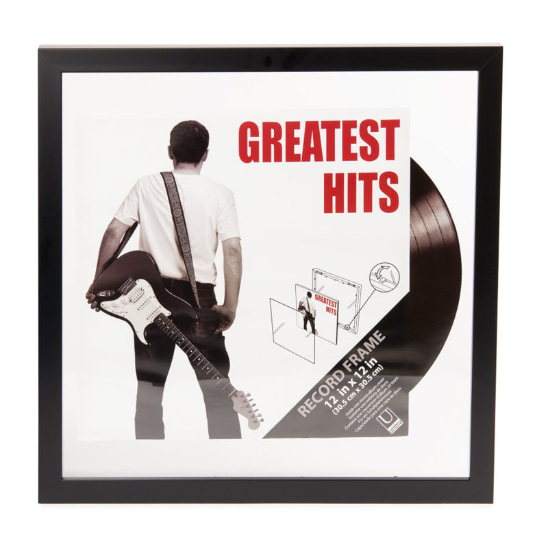 Record Album Frame - 12 x 12 - Black