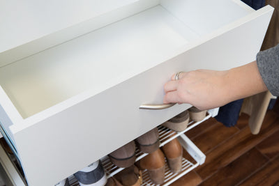 freedomRail Two-Drawer Big O-Box - White