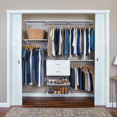 freedomRail Two-Drawer O-Box - White