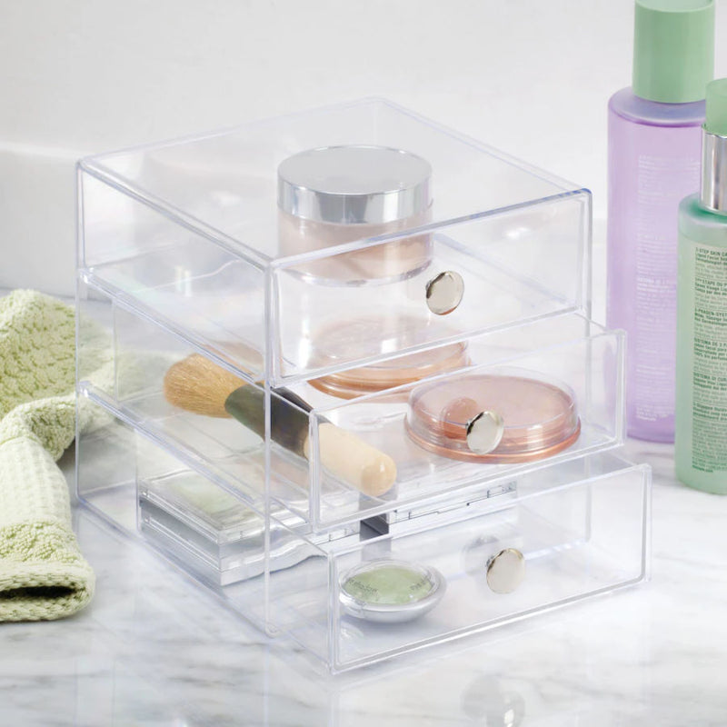 Three-Drawer Acrylic Storage Chest
