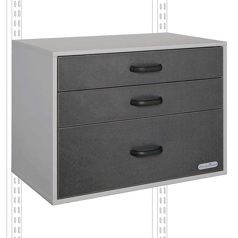 freedomRail Garage Three-Drawer GO-Box