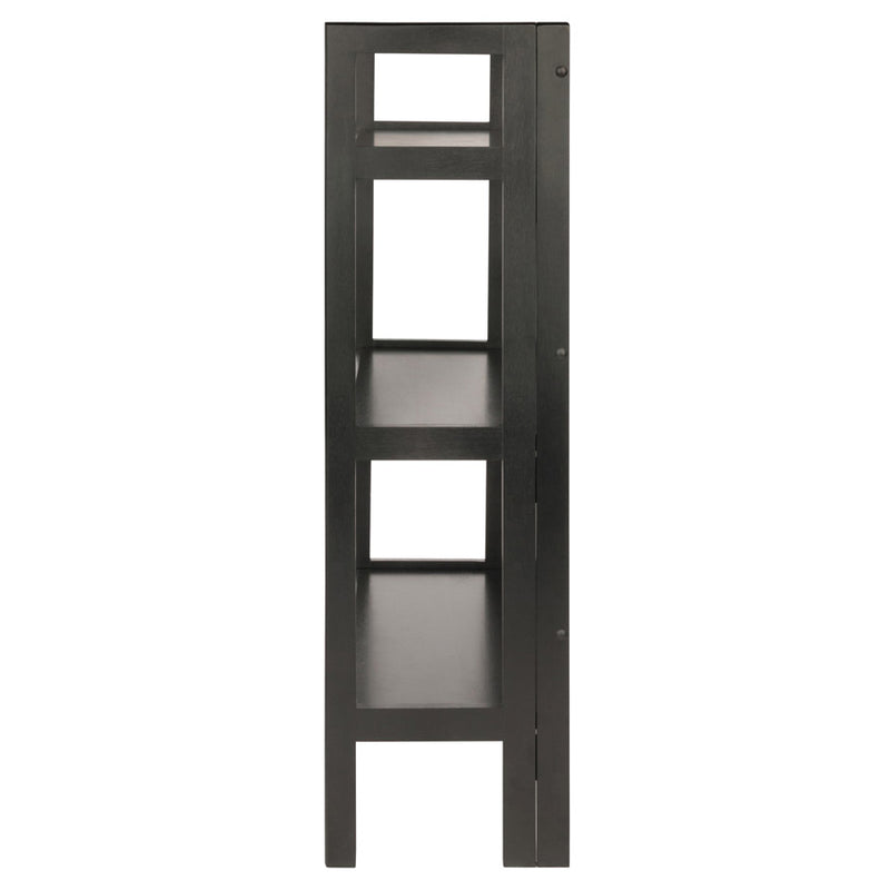 Three-Tier Folding Display Shelf - Black