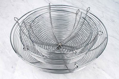 Three-Tier Fruit Basket - Woven Wire