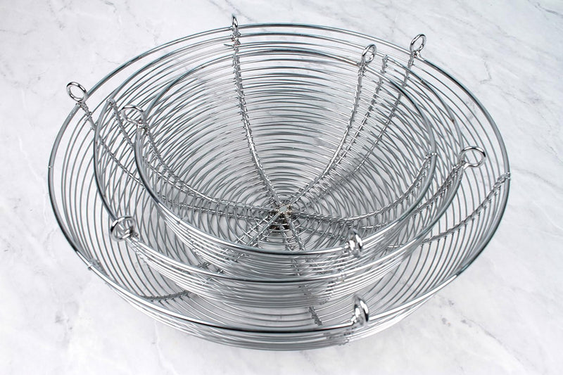 Three-Tier Fruit Basket - Woven Wire