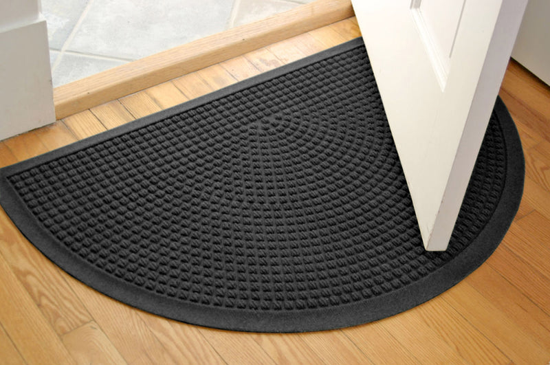 Semi Circle WaterHog Doormat - Squares