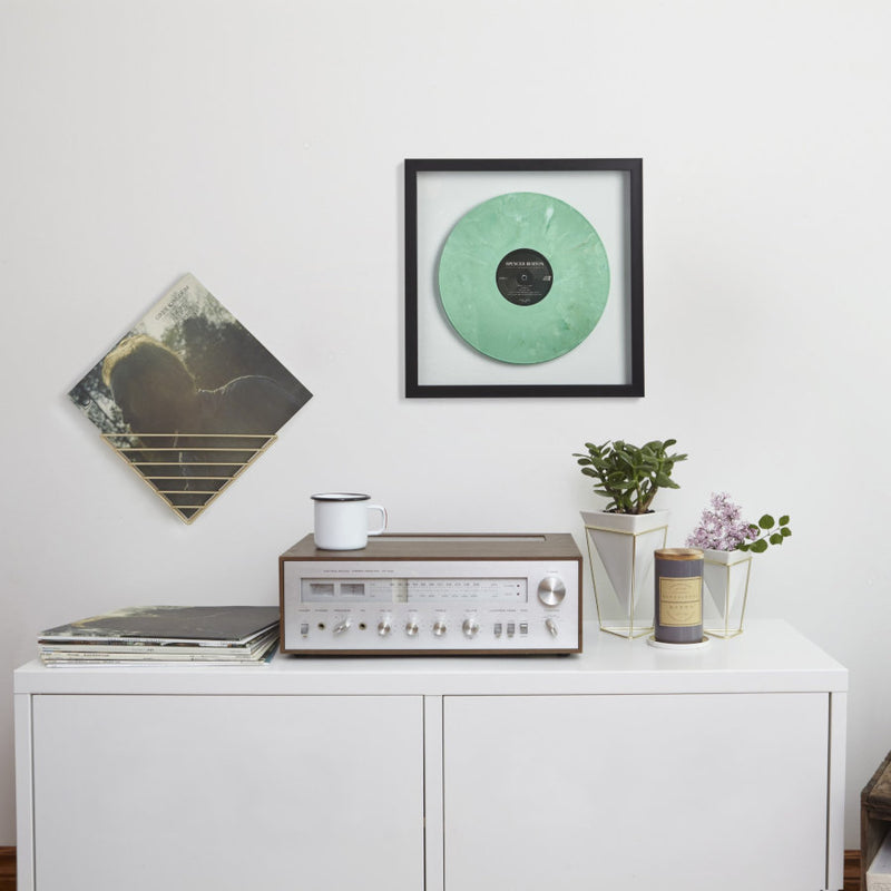 Record Album Frame - 12 x 12 - Black
