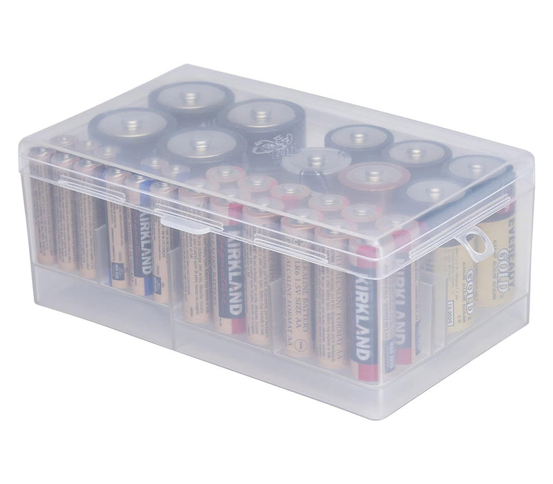 Dial Industries Battery Organizer, Clear Dial Industries Battery Organizer, Clear