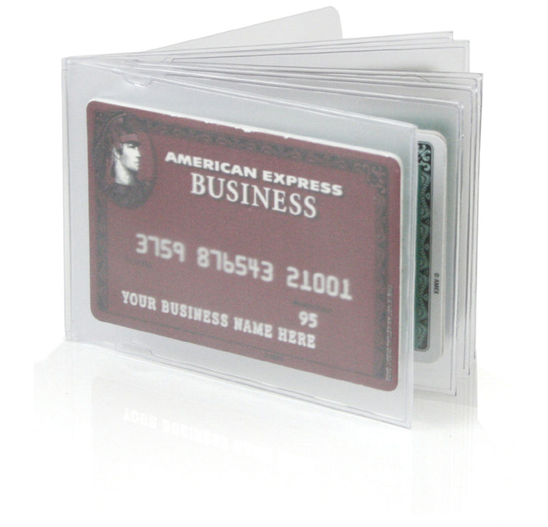 Clear Plastic Wallet Windows - Bi-Fold