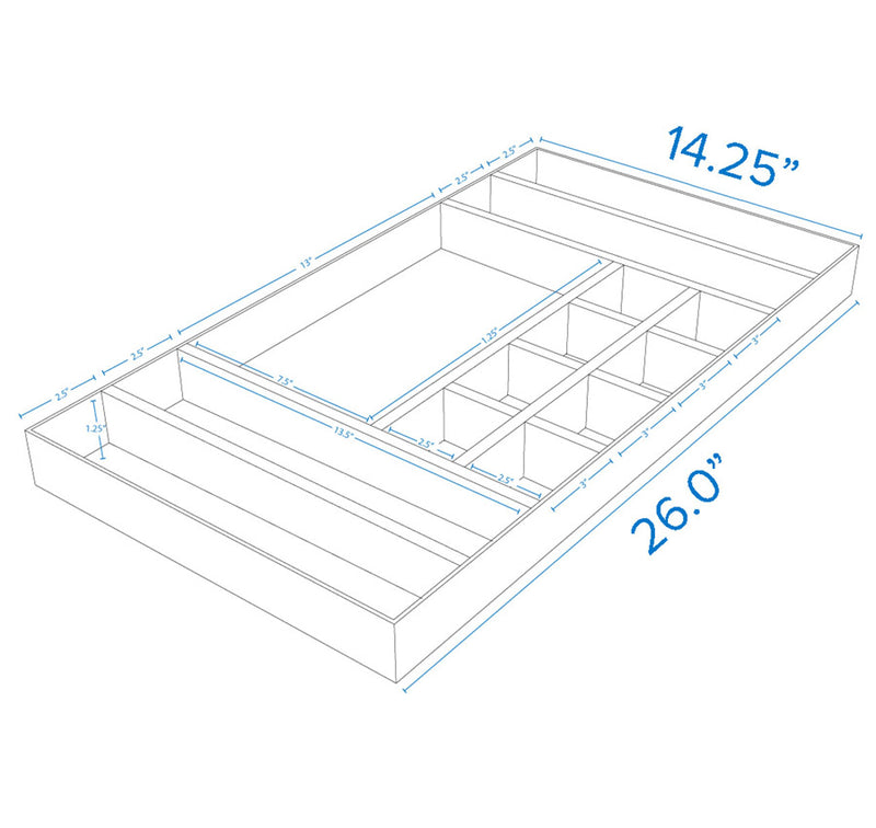 Jewelry Tray Drawer Insert - Big O-Box
