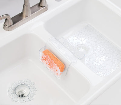 Blumz Divided Sink Organizer - Clear