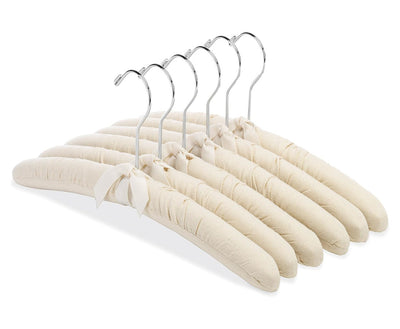 Padded Canvas Clothing Hangers