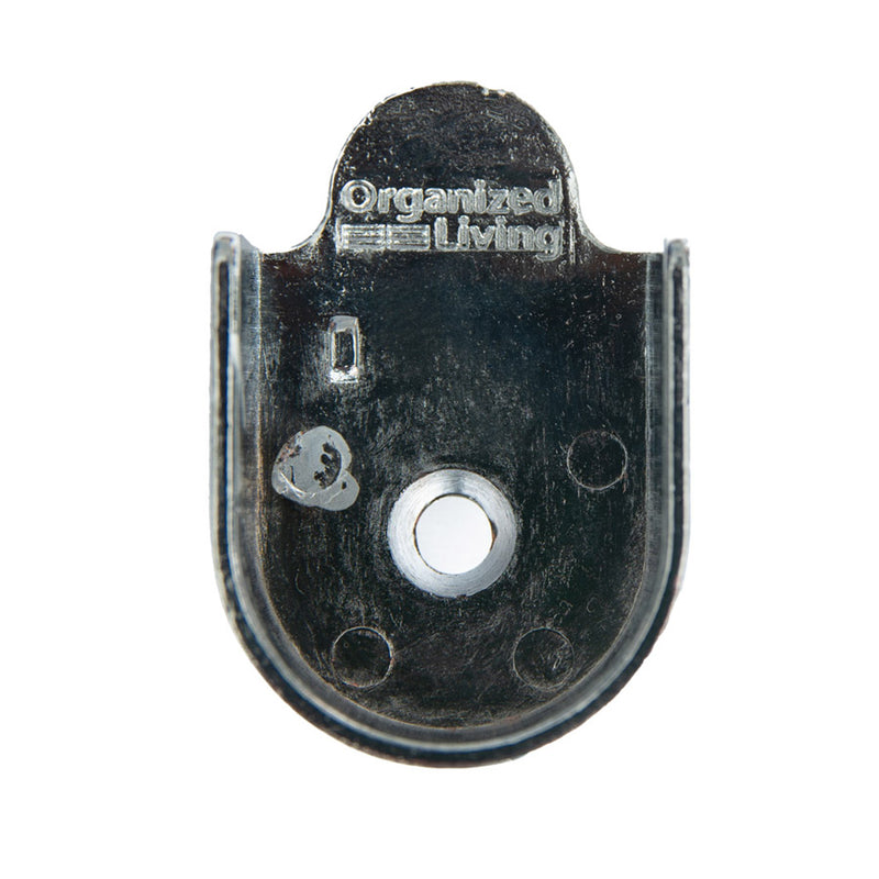 One Inch Round Closet Rod Flanges - Chrome