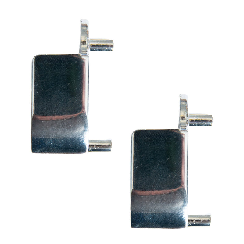 One Inch Round Closet Rod Flanges - Chrome