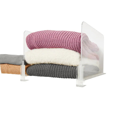 Clear Shelf Divider
