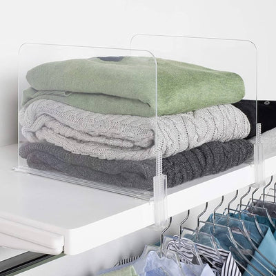 Clear Shelf Divider