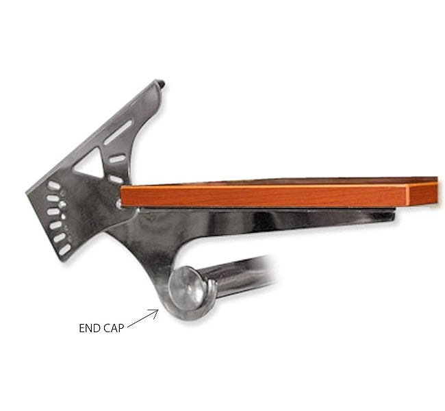 Metal Closet Rod Ends