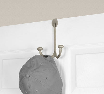 Duchess Over Door Double Hook - Satin Nickel