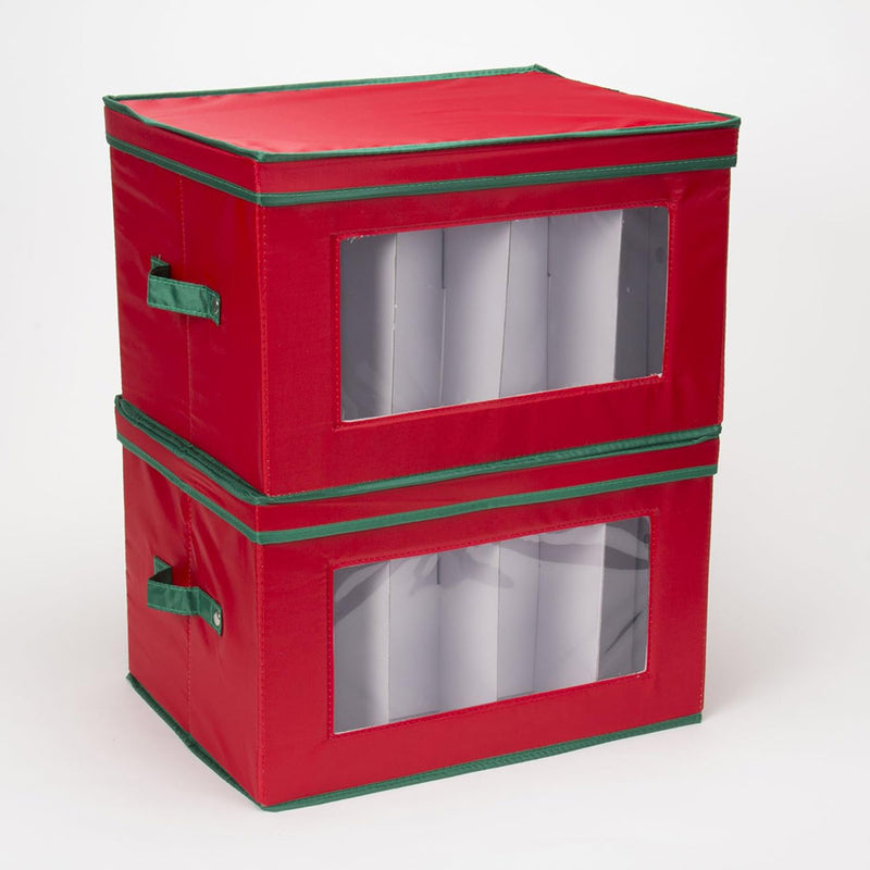 Holiday Stemware Storage Chest