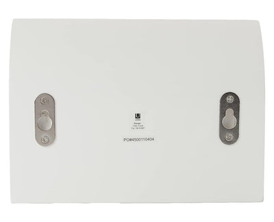Letter Holder and Magnetic Key Rack - White