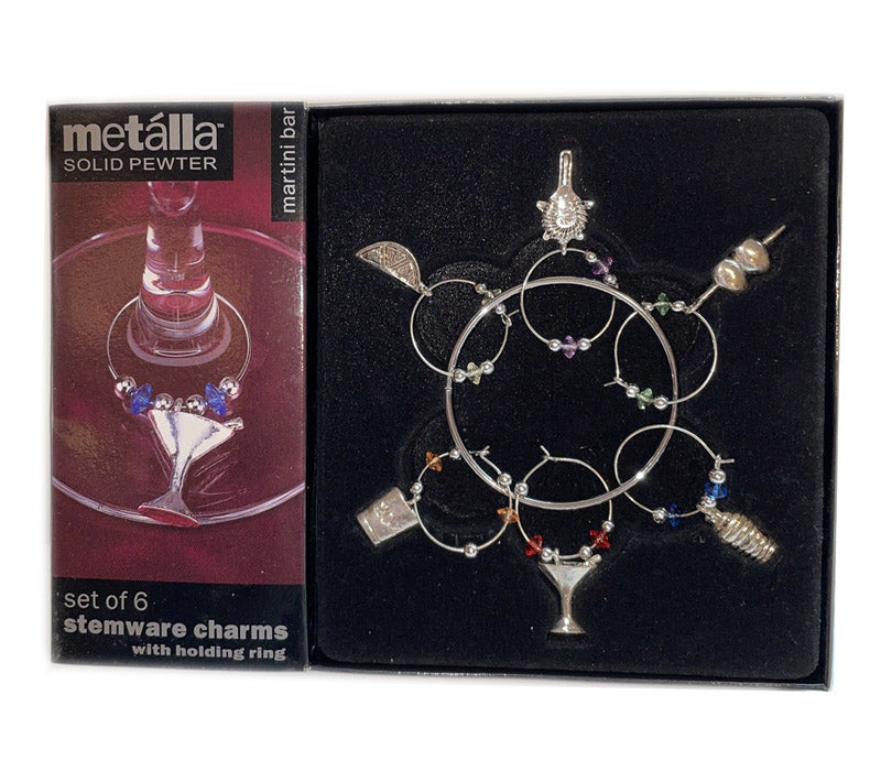 Wine Glass Charms - Martini