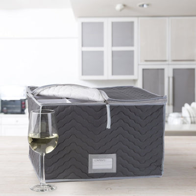 Microfiber Stemware Storage Chest