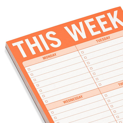 Note Pad - This Week