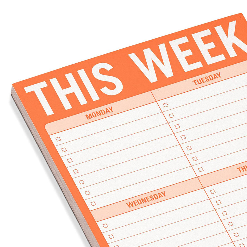 Note Pad - This Week