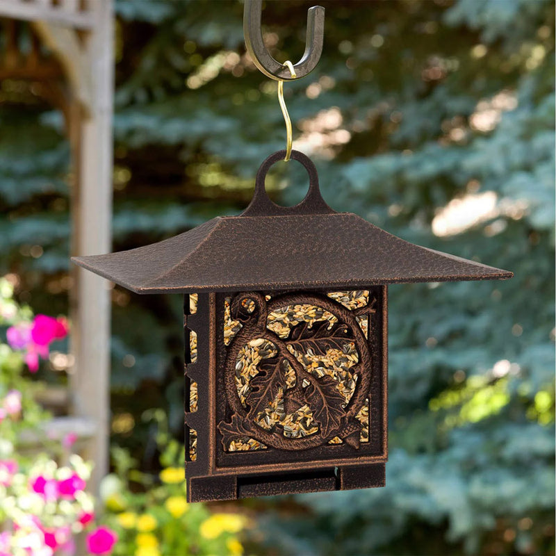 Oak Leaf Suet Bird Feeder - Lifestyle Shot