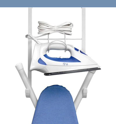 Over the Door Iron and Ironing Board Holder