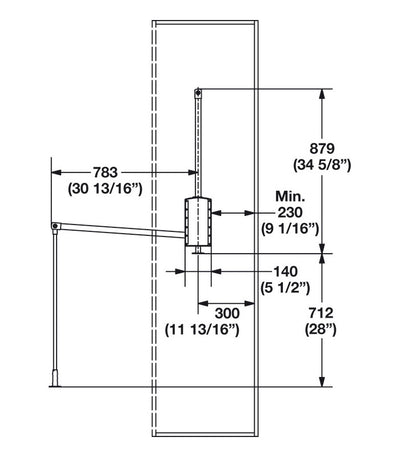 Pull Down Closet Rod
