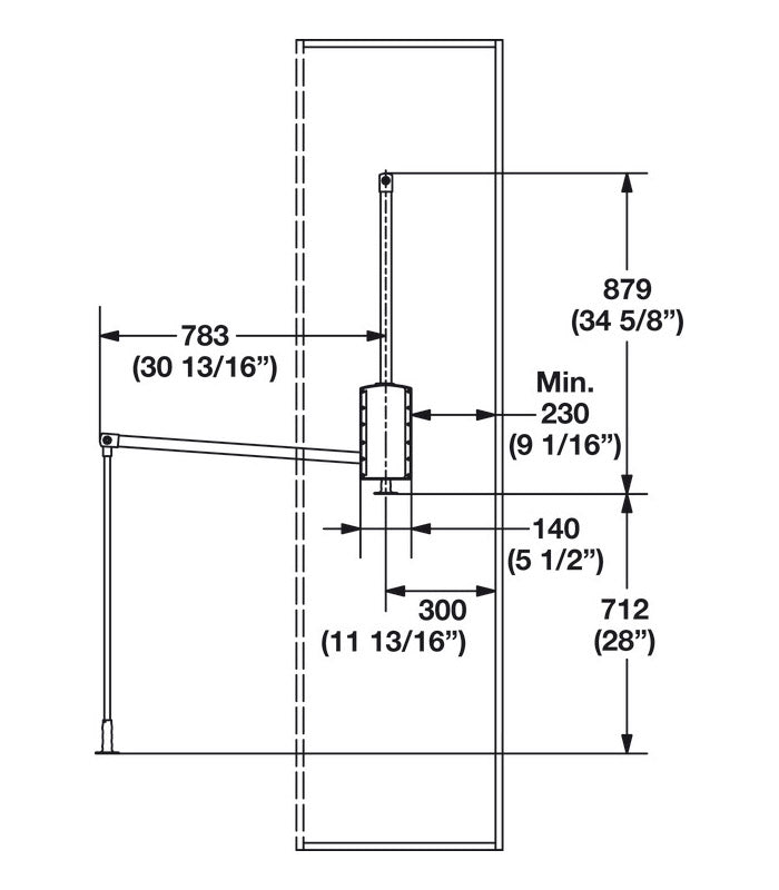 Pull Down Closet Rod