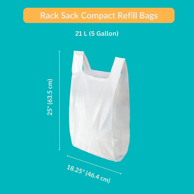 Rack Sack 5 Gallon Trash Bags - 100 Count