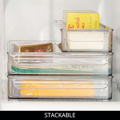 Stacking Refrigerator Bin - 12 Inch x 14 Inch