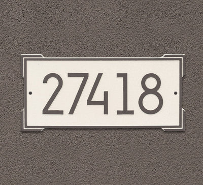 Roanoke Modern Wall Address Plaque