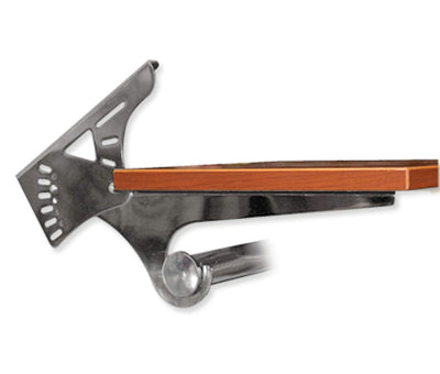Sloped Ceiling Shelf and Rod Bracket - Chrome