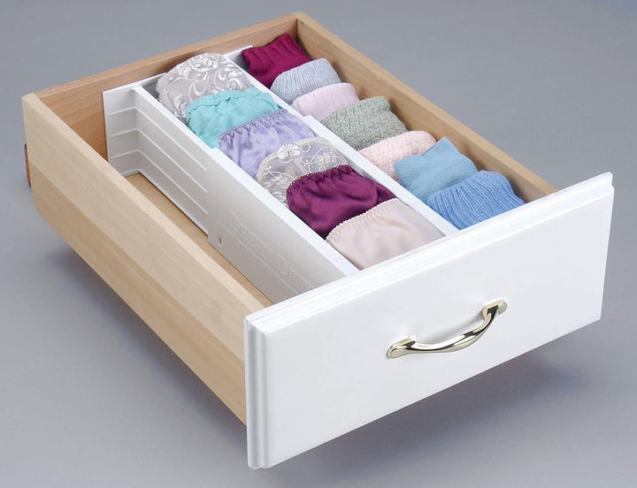 Dr. Organizer Expandable Dresser Drawer Dividers – 5-Piece Spring-Loaded Set, Fits Drawers 12-16” Wide - View #3