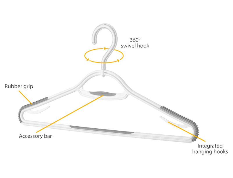 Sure-Grip Hangers - Gray