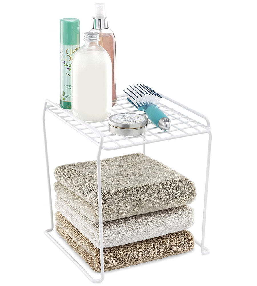 Piffny Locker Organizer Shelf, Adjustable Width And Height Stackable Ideal Locker Shelf For School Office Gym L Ap B0c2d1ccd2