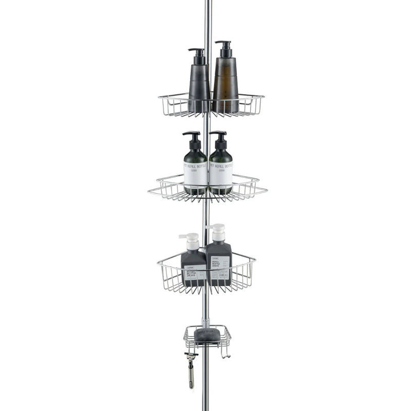 Tension Pole Shower Caddy - Chrome
