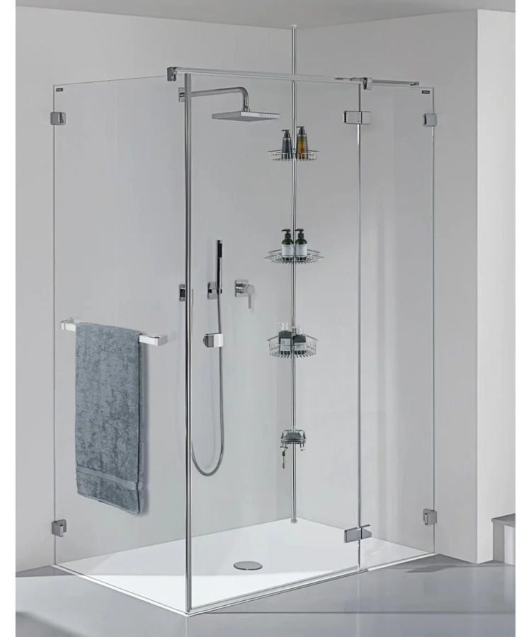 Tension Pole Shower Caddy - Chrome