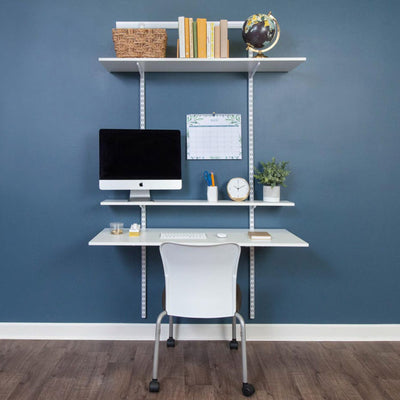 freedomRail Wood Desktop - White
