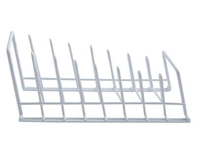 White Wire Lid and Plate Holder