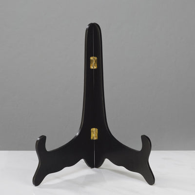 Wood Plate Stand - Black