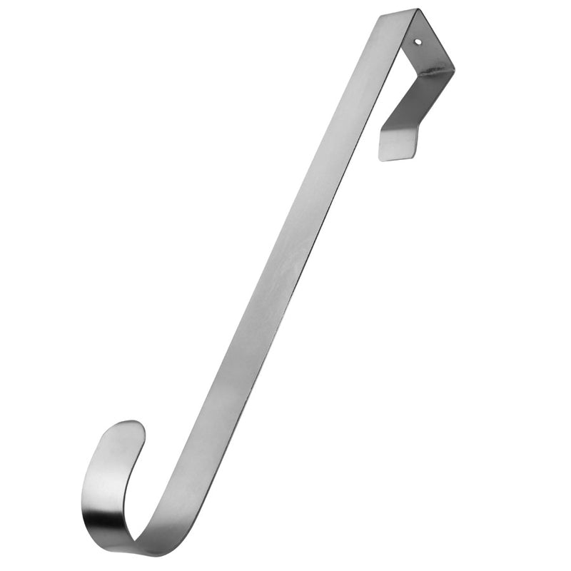 Over the Door Wreath Hanger - Nickel