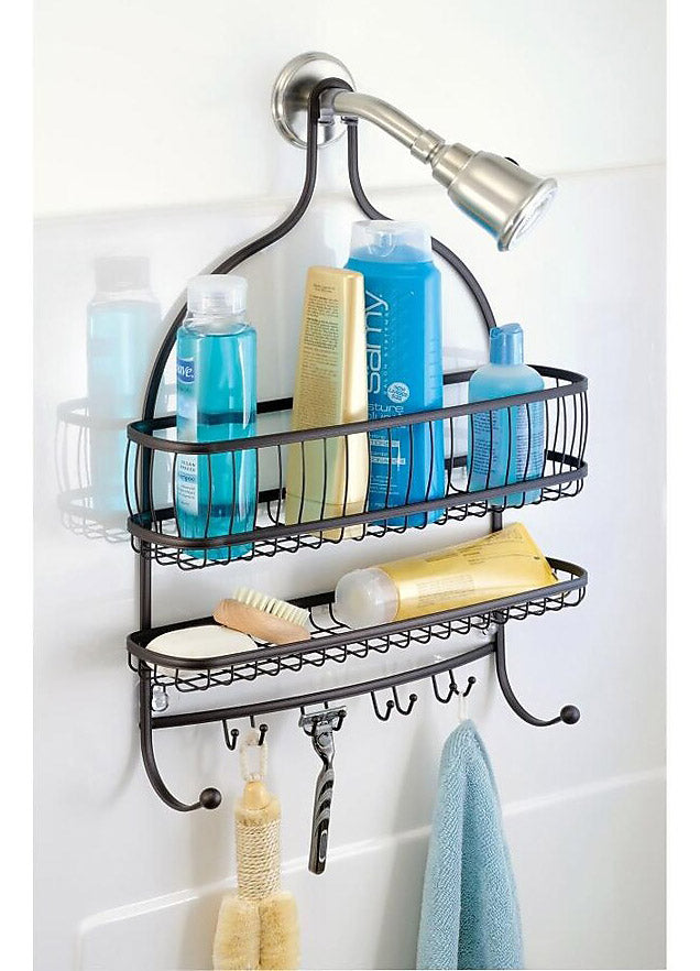 York Lyra Jumbo Shower Caddy - Bronze