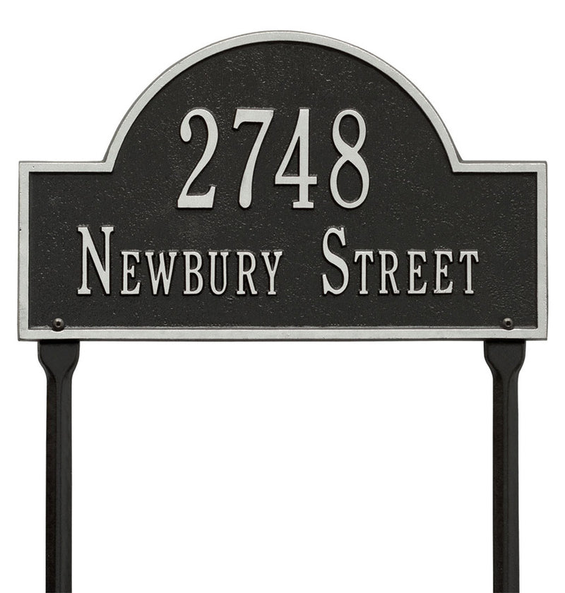 Arch Lawn Address Plaque - Two-Line